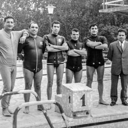 Corso 1969 nella piscina Olimpia di Colle Val d'Elsa